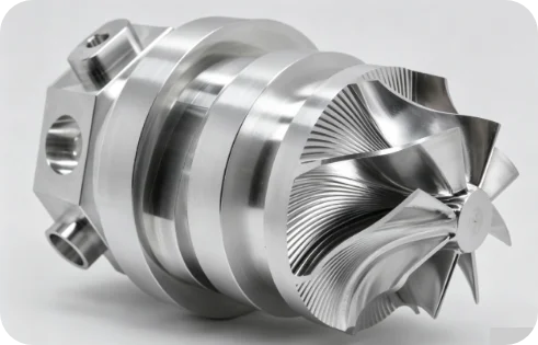 Two high-precision CNC machined metal housings for industrial applications.
