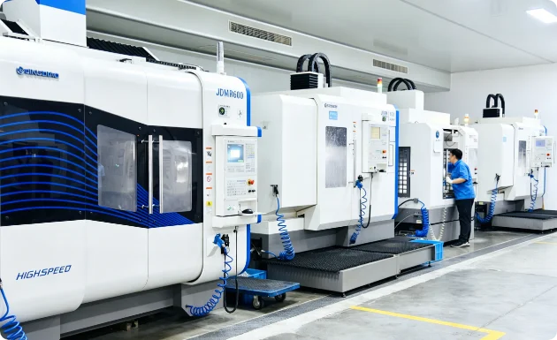 CNC machining workshop view 1