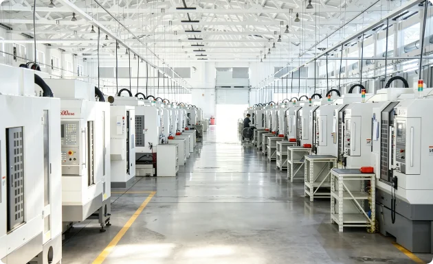 CNC machining workshop view 2