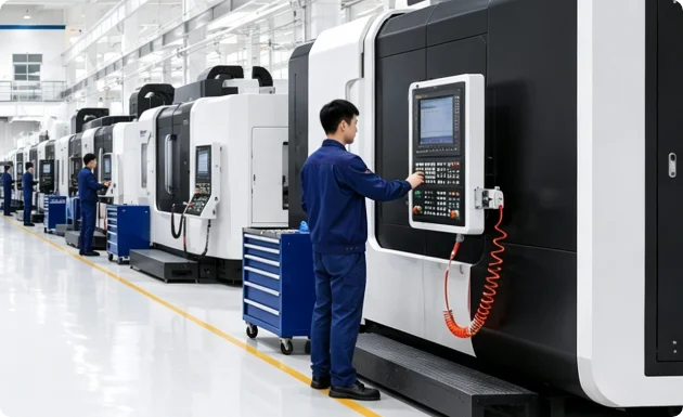 CNC machining workshop view 3
