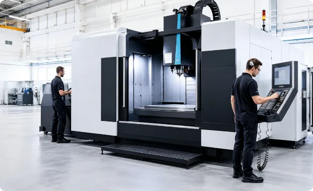 CNC machining workshop view 5