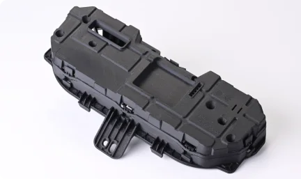 FDM printed component showcasing the available material range