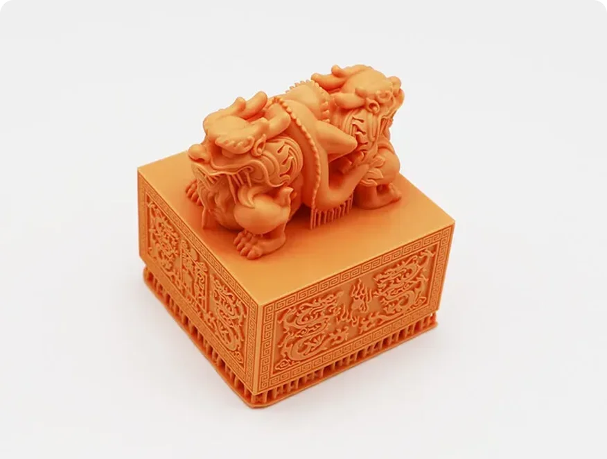 Digital Light Processing 3D printed resin model