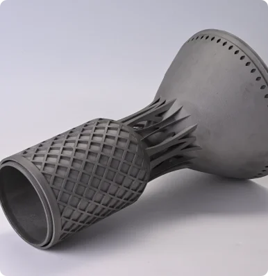 Selective Laser Melting 3D printed metal part