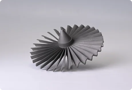Unionfab stainless steel metal 3D printed part with lattice structure and mounting holes