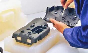 Vacuum casting market testing prototype