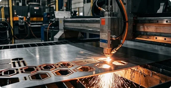 Sheet metal cutting process
