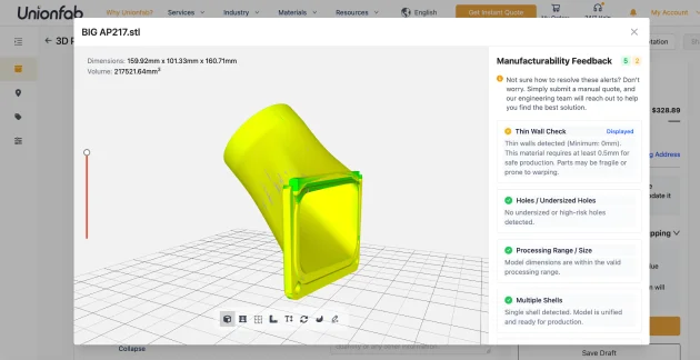 AI-Powered Quoting and DFM Review preview 2