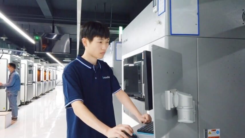 SLA printing process