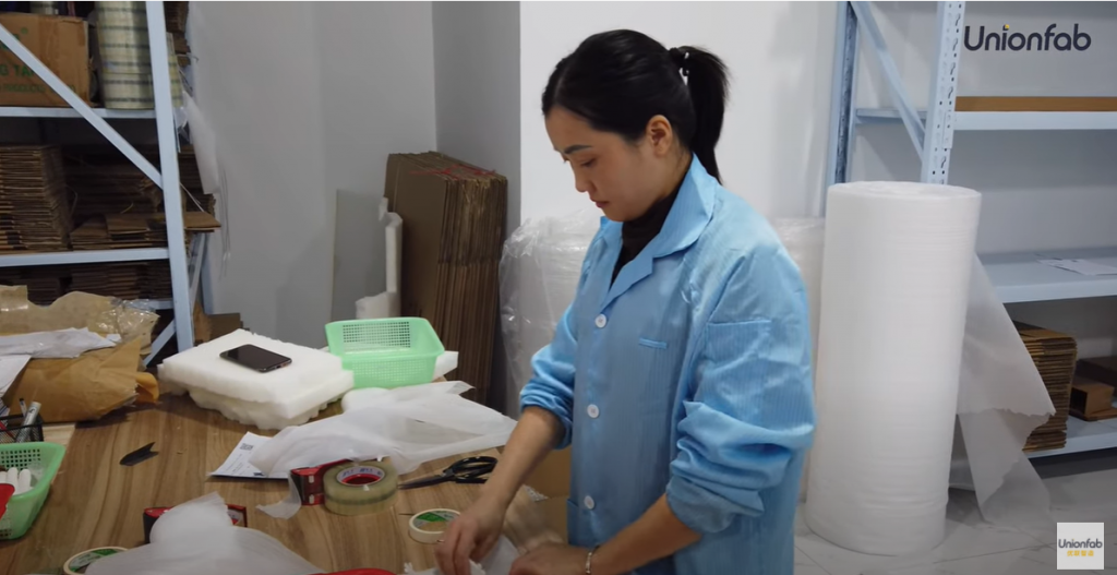 Quality inspection delivery room